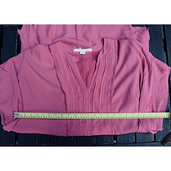 Diane Von Furstenberg DVF - NAZ Caftan Dress, Oversized or Swim Cover, Pink S - Picture 10 of 10